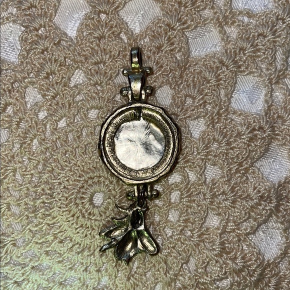 Vintage genuine 1925 kingdom of Italy 10 centesimi coin pendant. - Picture 3 of 6